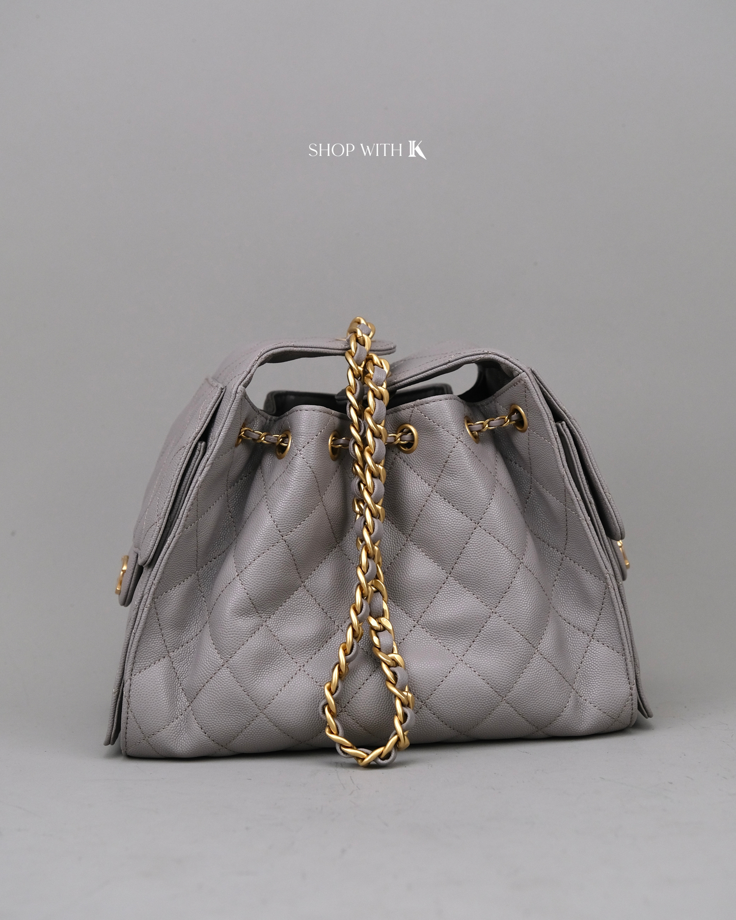 Chanel 25 Small Light Gray
