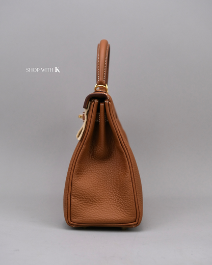 Hermes Kelly 25 Gold GHW