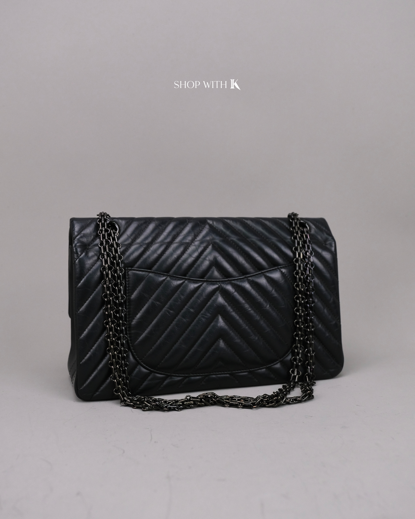 Chanel Reissue Chevron So Black