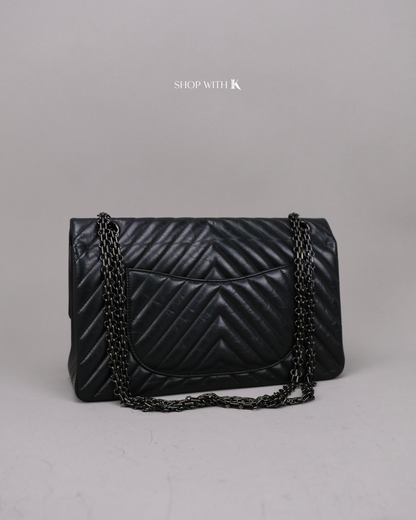 Chanel Reissue Chevron So Black
