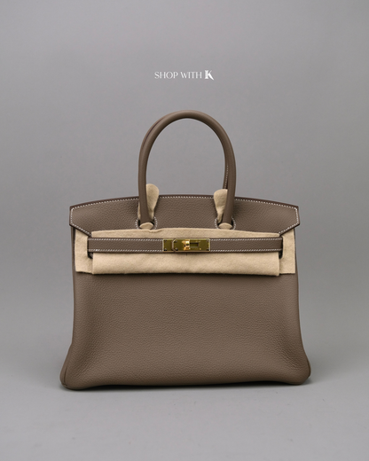 Hermes Birkin 30 Etoupe GHW