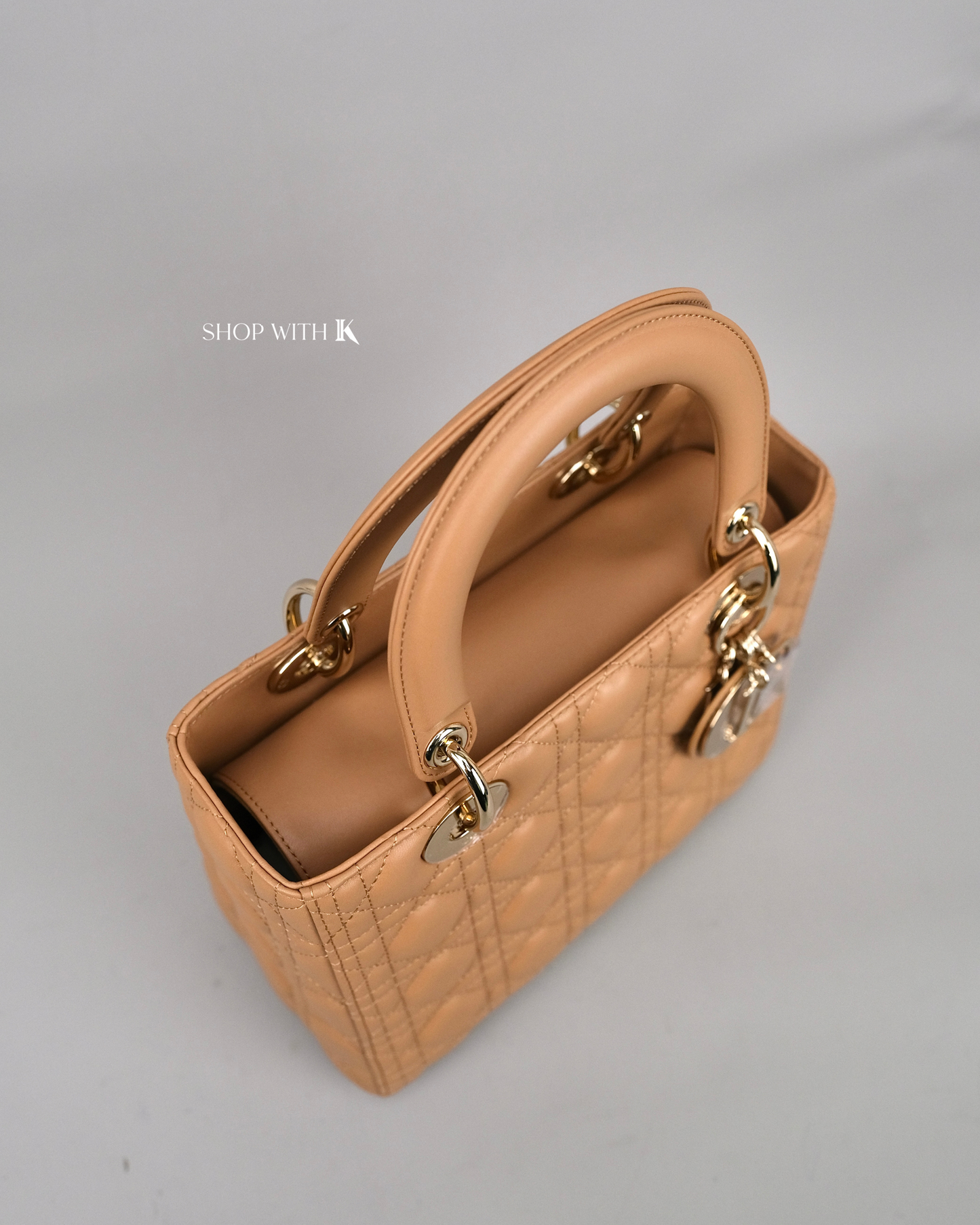 Dior Lady Medium Tan