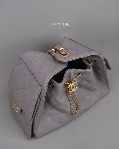 Chanel 25 Small Light Gray