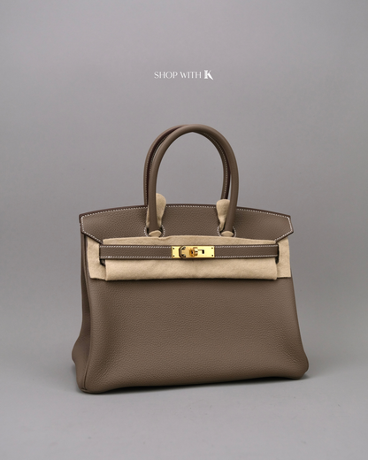 Hermes Birkin 30 Etoupe GHW