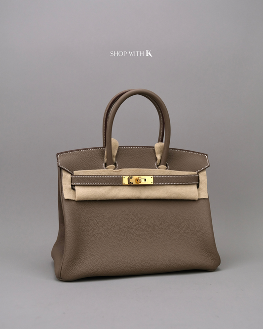 Hermes Birkin 30 Etoupe GHW