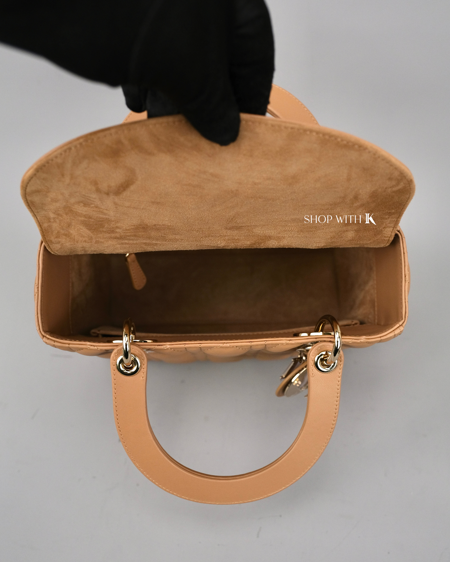 Dior Lady Medium Tan