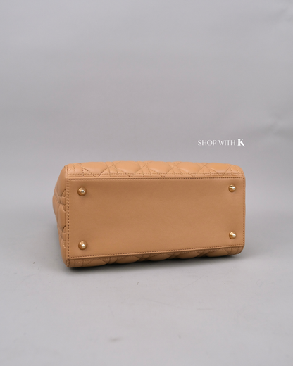 Dior Lady Medium Tan