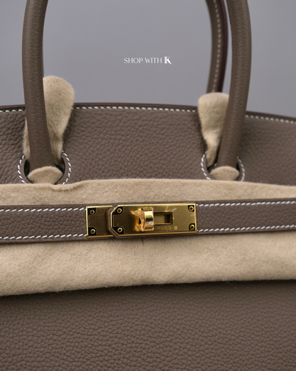 Hermes Birkin 30 Etoupe GHW