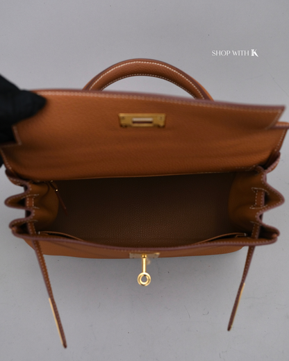 Hermes Kelly 28 Gold GHW