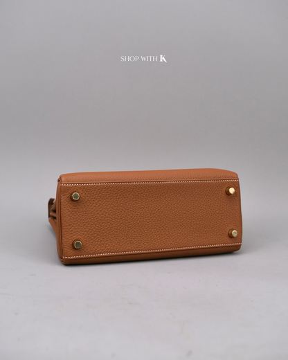 Hermes Kelly 25 Gold GHW