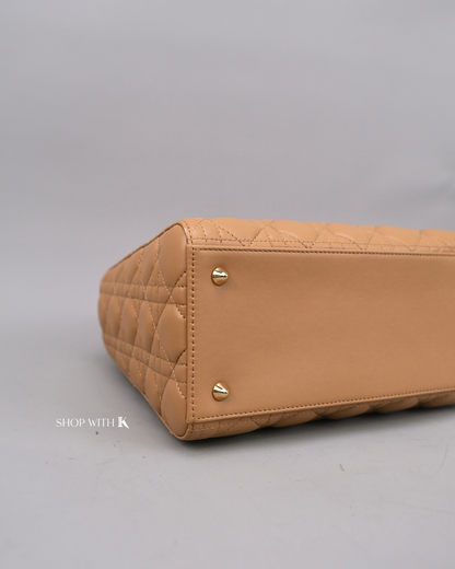 Dior Lady Medium Tan