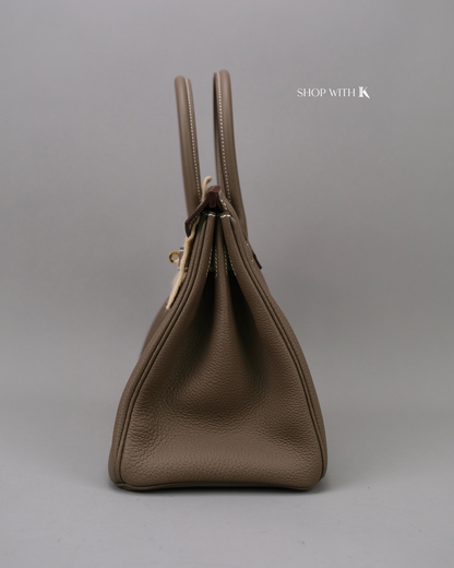 Hermes Birkin 30 Etoupe GHW