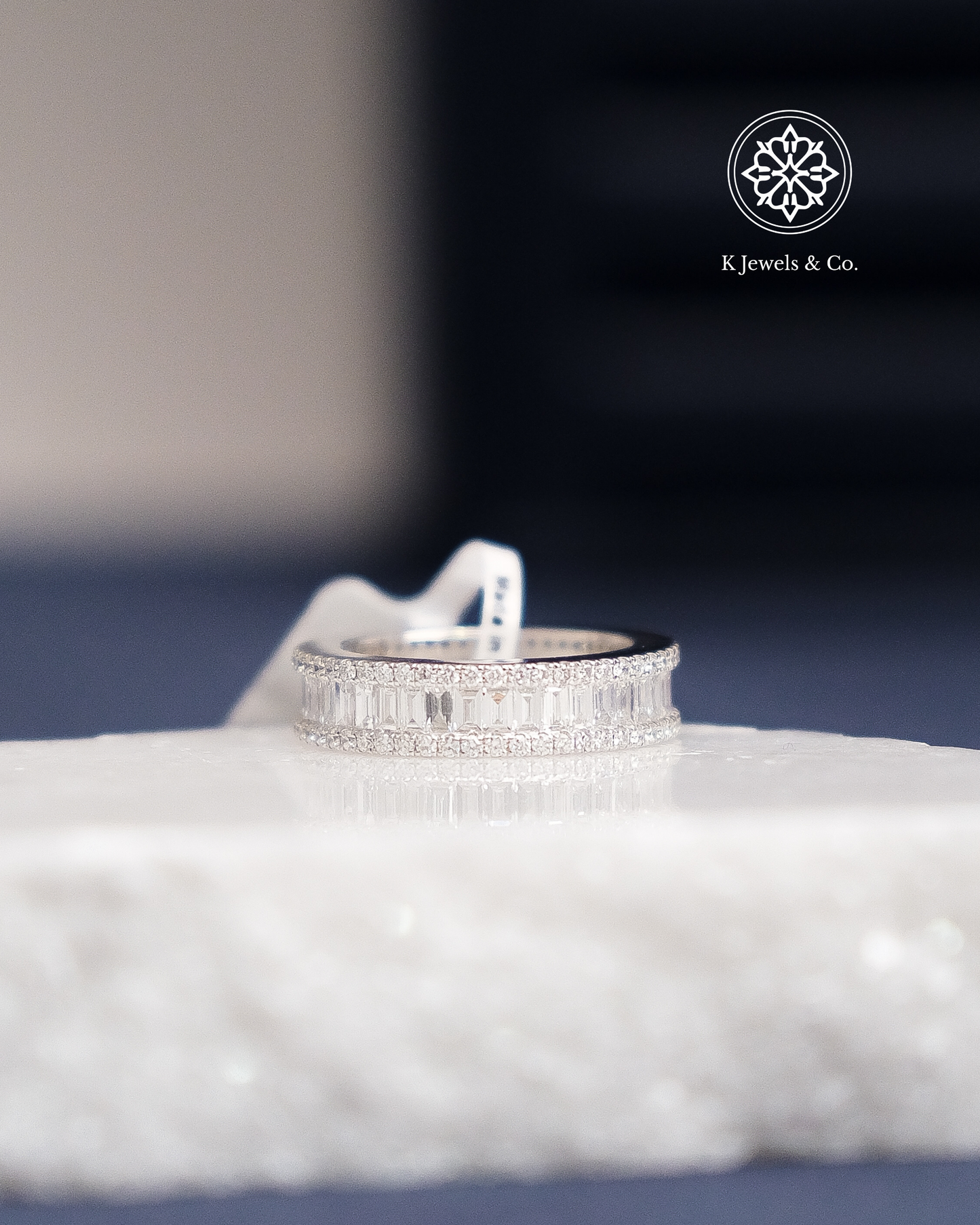 Baguette and Round Diamond Ring