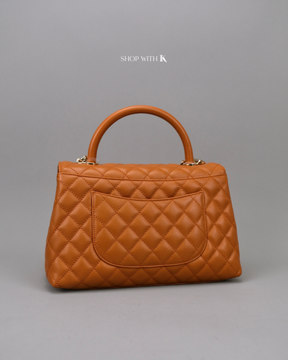 Chanel Coco Handle Medium Caramel