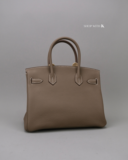 Hermes Birkin 30 Etoupe GHW