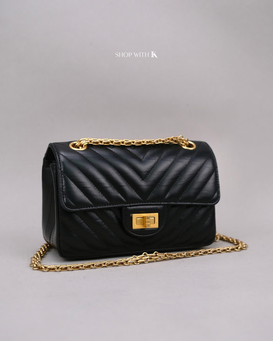Chanel Reissue Chevron Black GHW