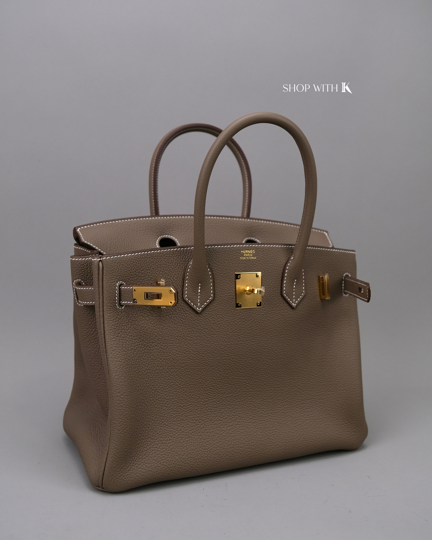 Hermes Birkin 30 Etoupe GHW