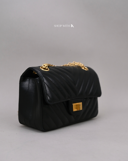 Chanel Reissue Chevron Black GHW
