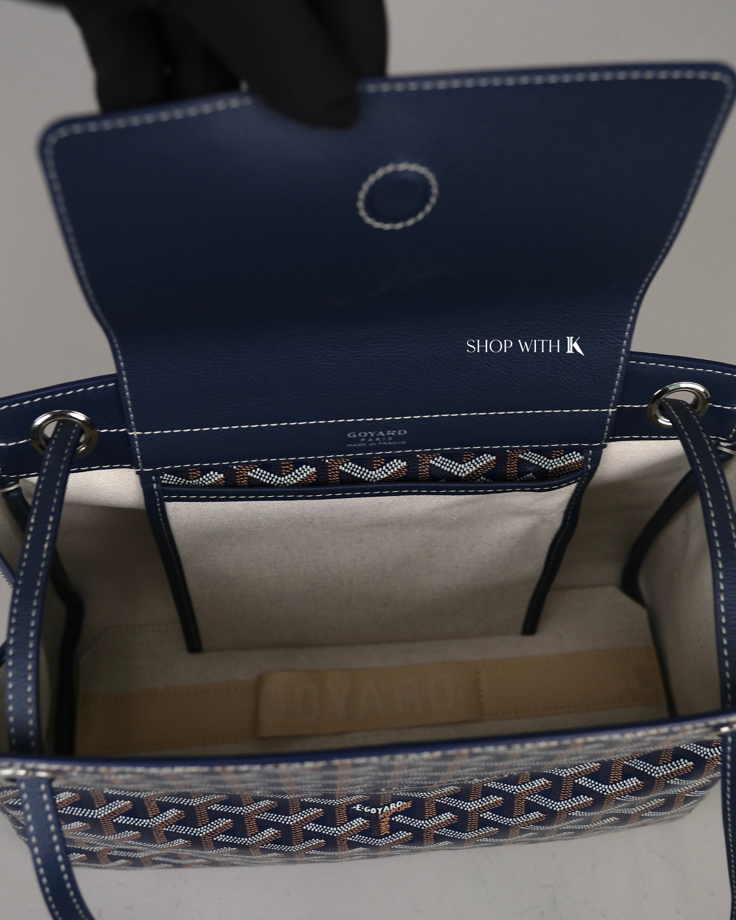 Goyard Rouette Navy Blue