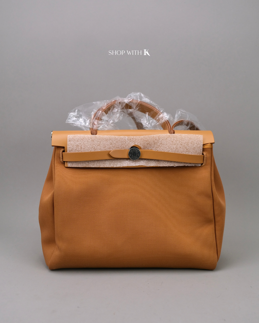 Hermes Herbag 31 Dune PHW