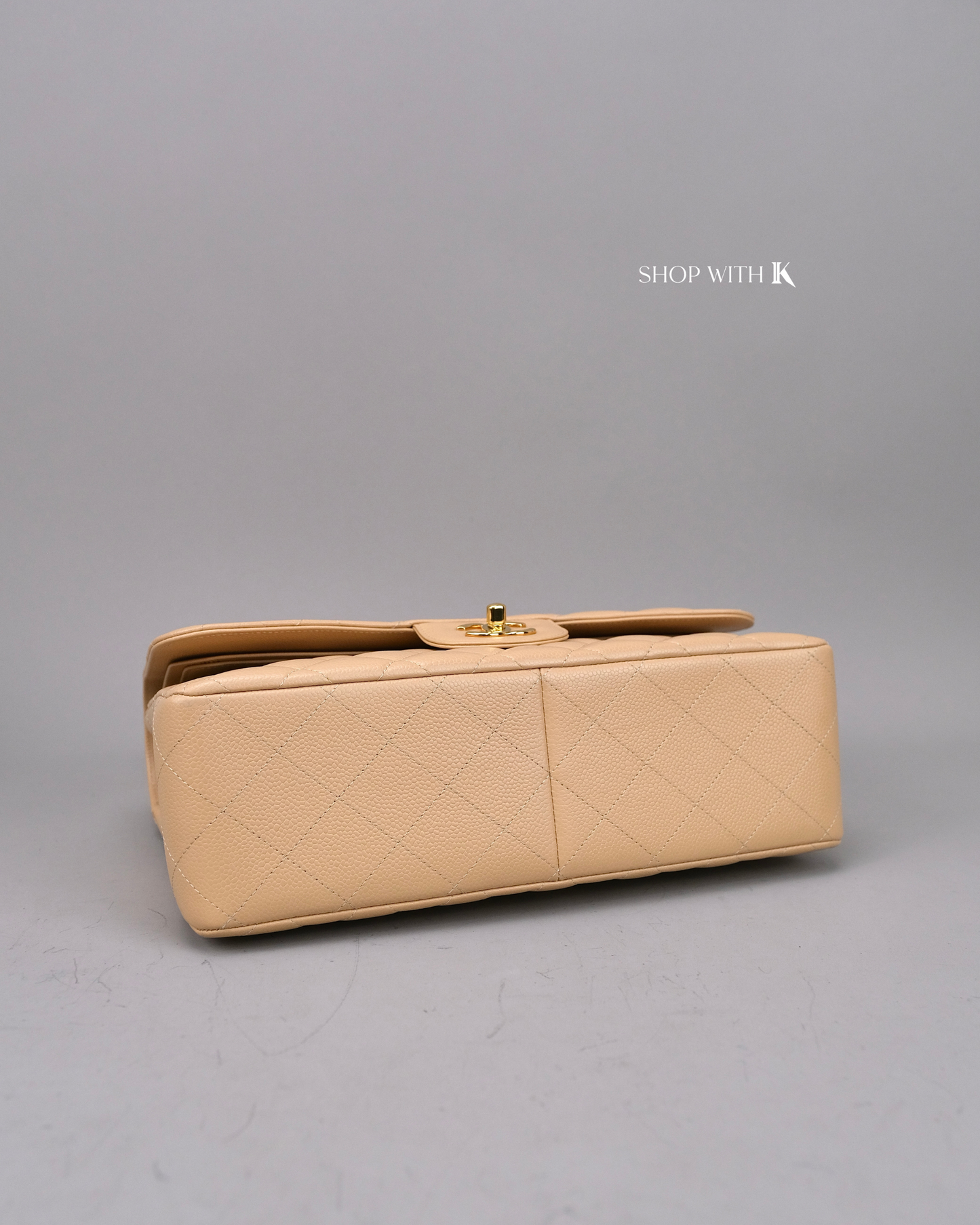 Chanel Classic Jumbo Flap Beige GHW