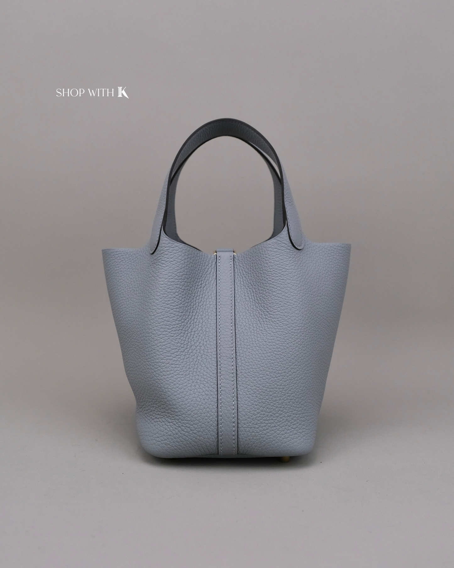 Hermes Picotin 18 Gris Pantin PHW