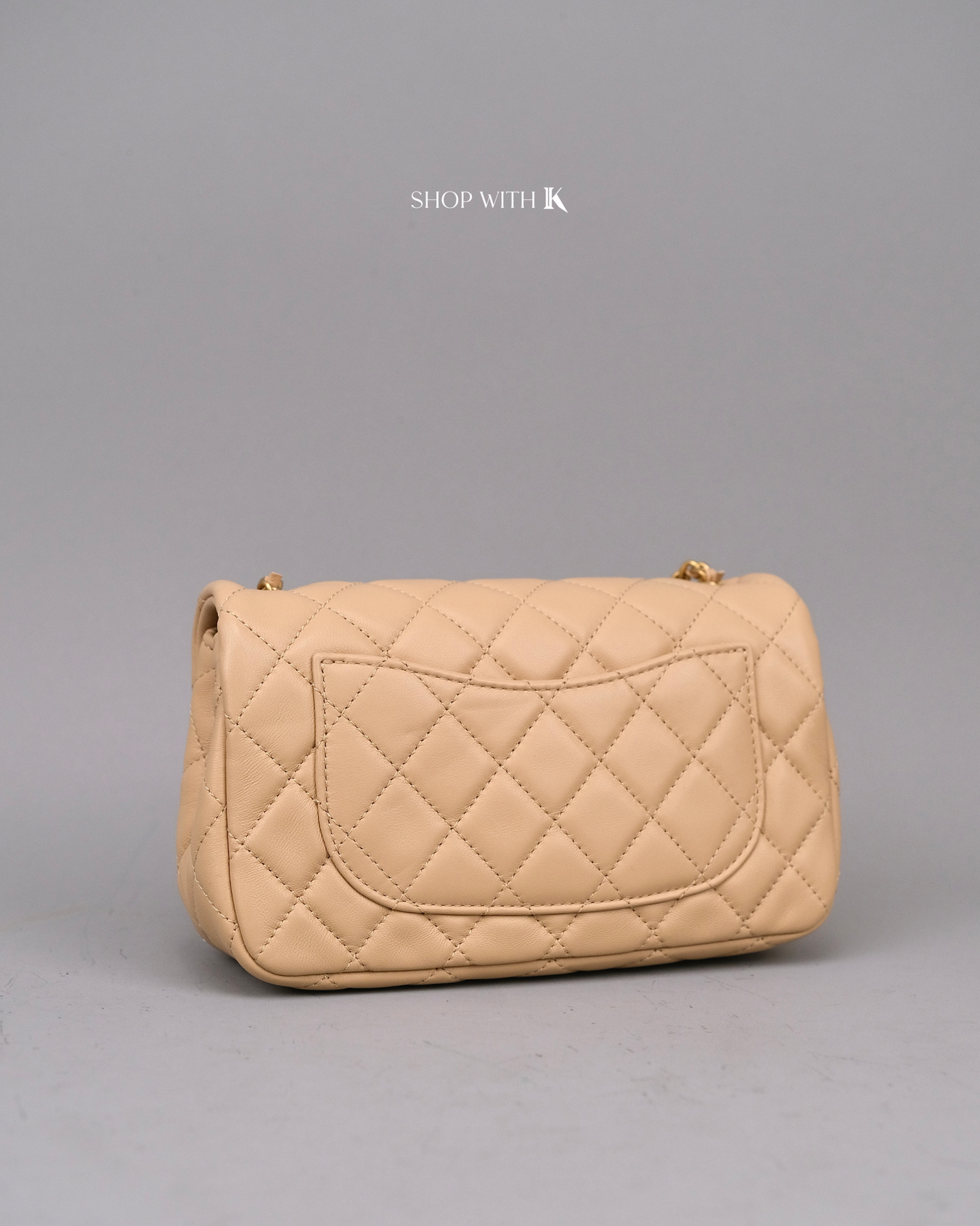 Chanel Mini Rectangle Pearl Crush Beige