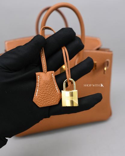 Hermed Birkin 25 Gold GHW