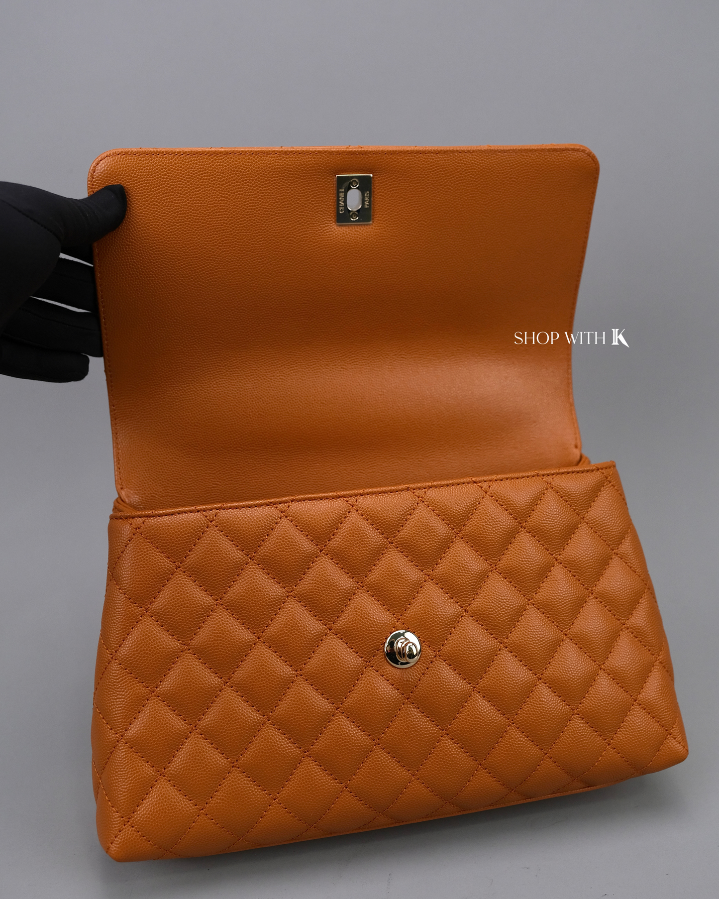 Chanel Coco Handle Medium Caramel