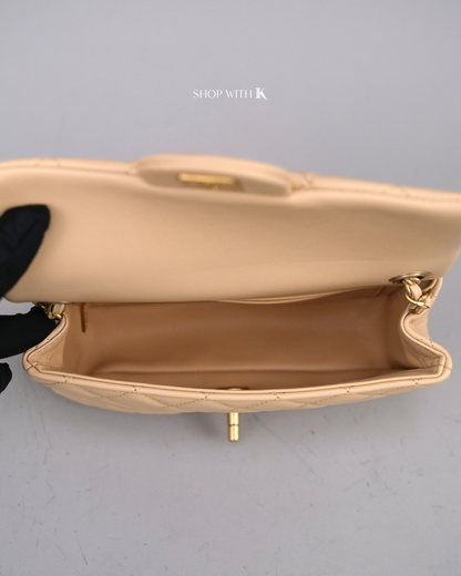 Chanel Mini Rectangle Pearl Crush Beige