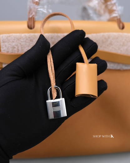 Hermes Herbag 31 Dune PHW