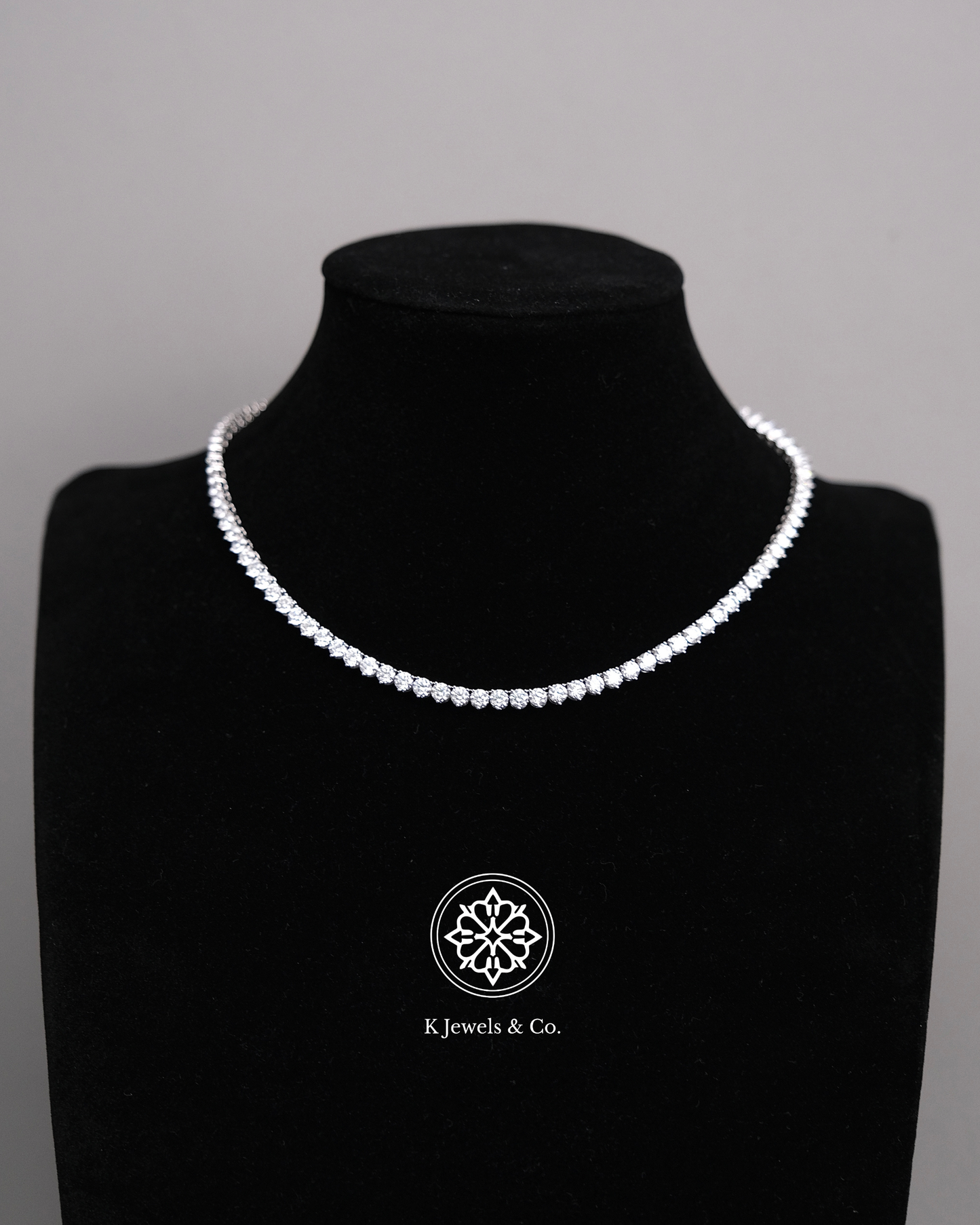 Diamond Tennis Necklace 24pts