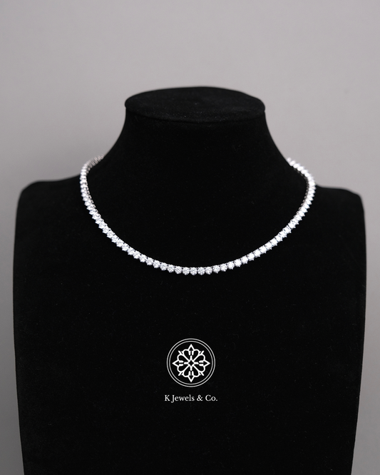 Diamond Tennis Necklace 24pts