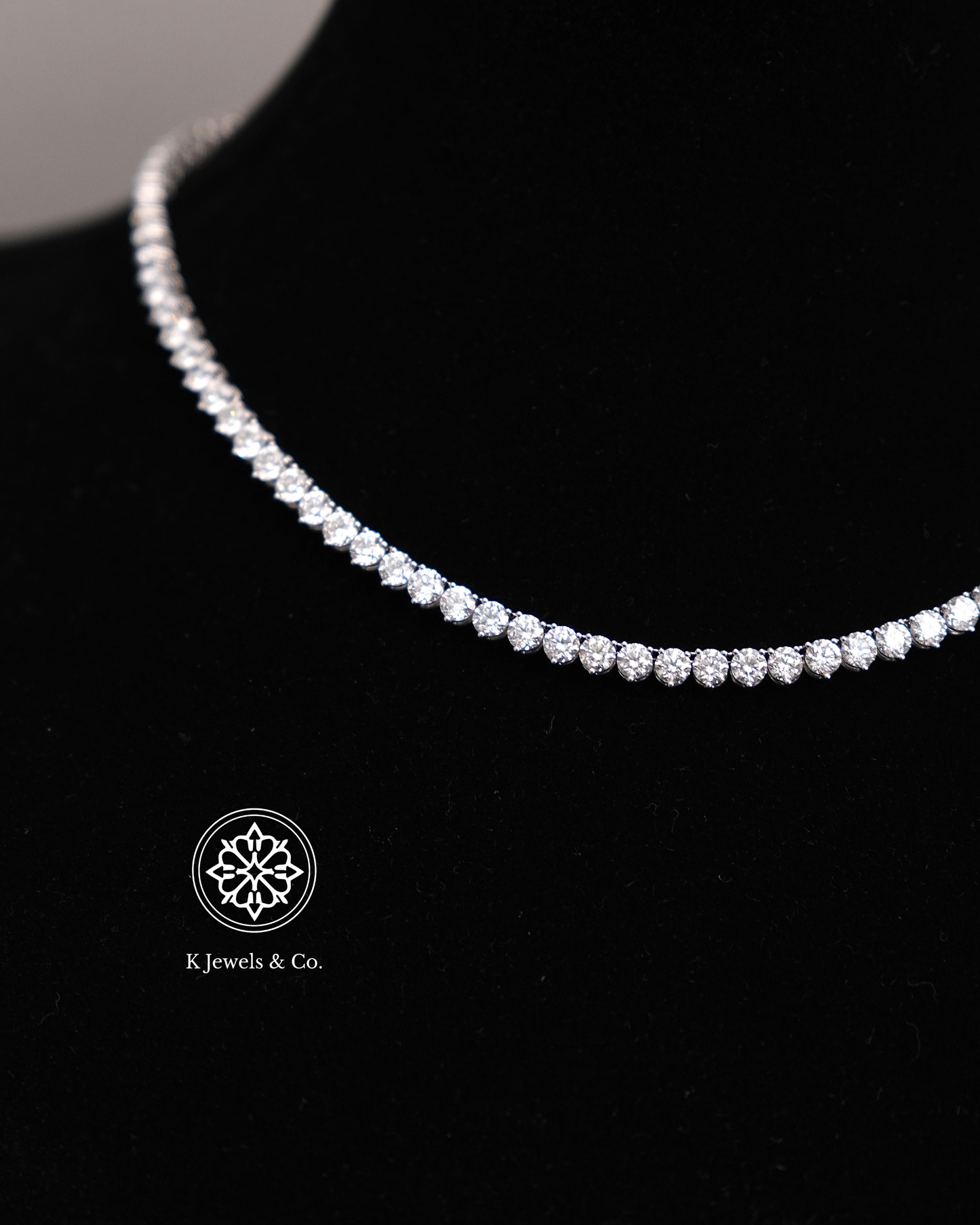 Diamond Tennis Necklace 24pts