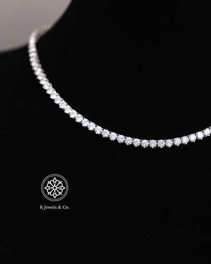 Diamond Tennis Necklace 24pts