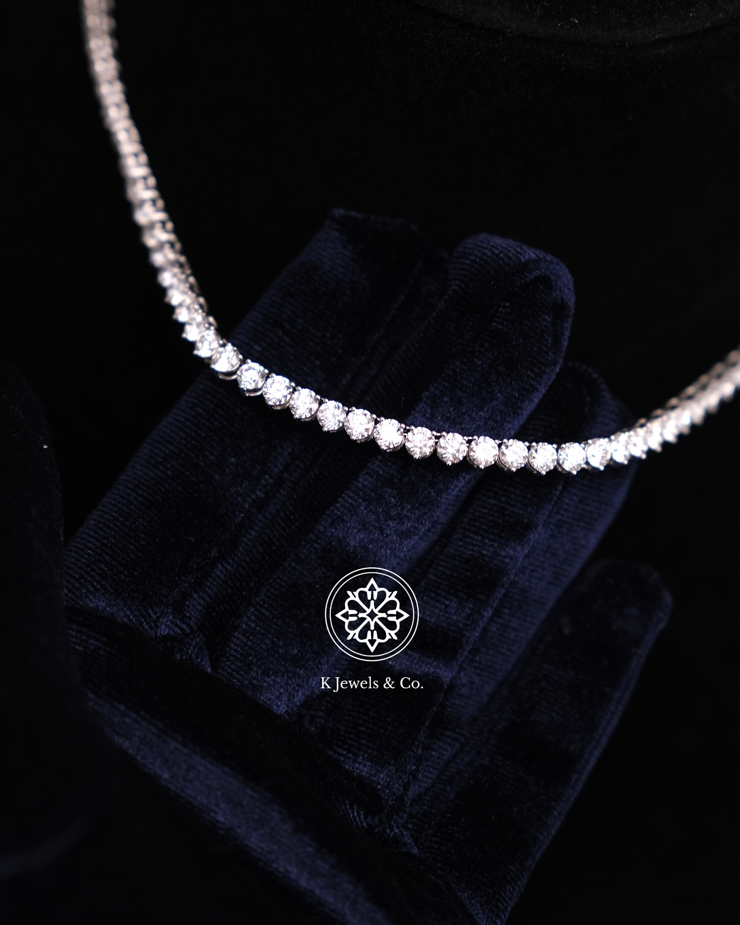 Diamond Tennis Necklace 24pts