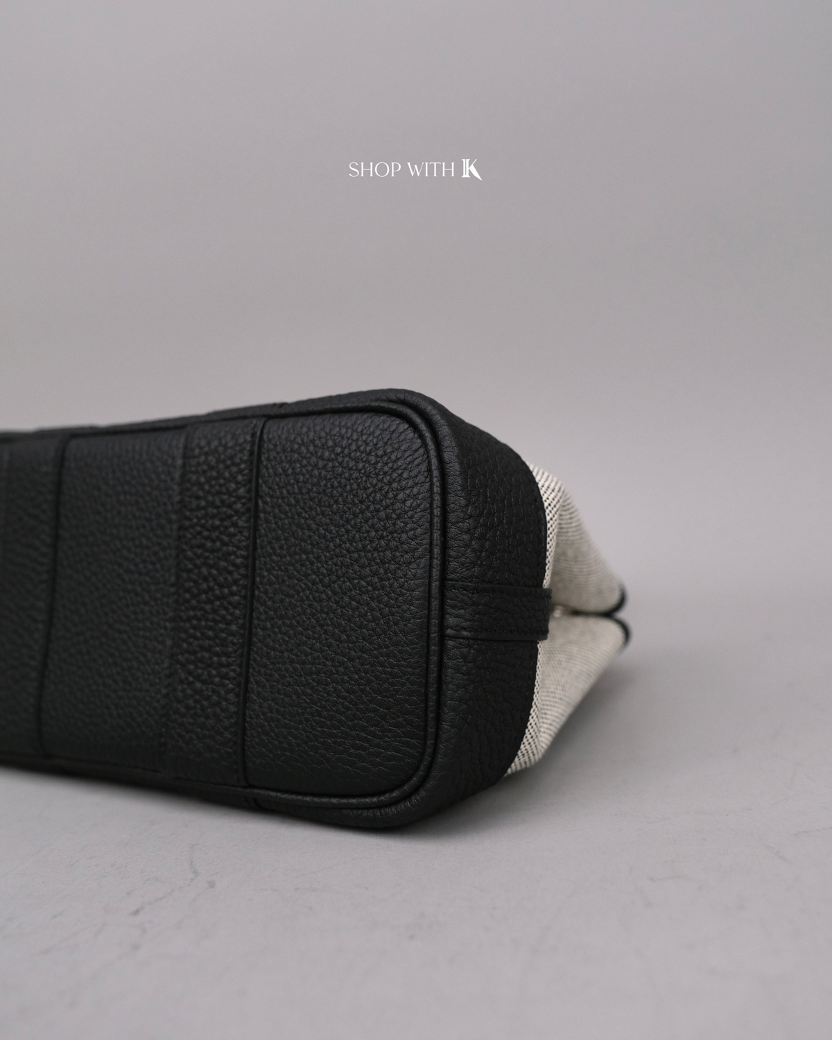 Hermes Mini Garden Party Ecru Noir