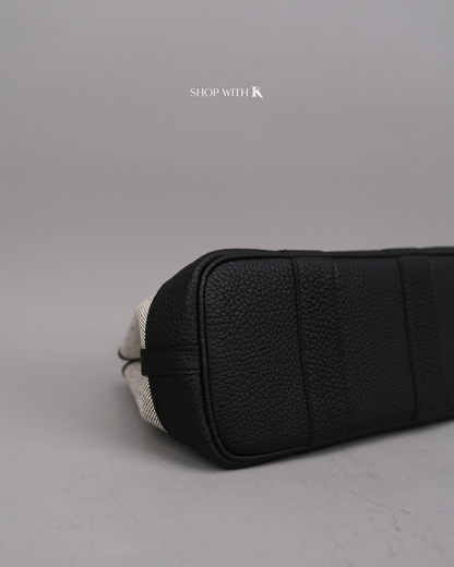 Hermes Mini Garden Party Ecru Noir