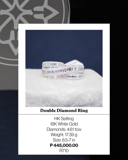 Double Diamond Ring