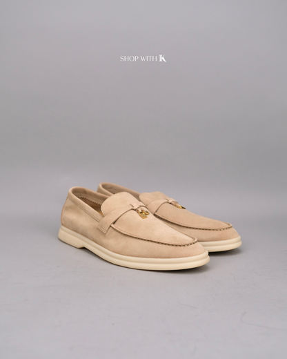 Loro Piana Summer Charms Walk Suede Baby Cashmere