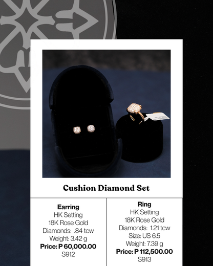 Cushion Diamond Set