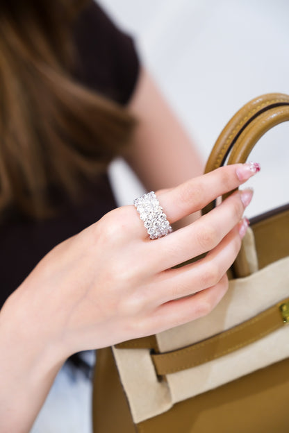 Three Layer Cocktail Ring