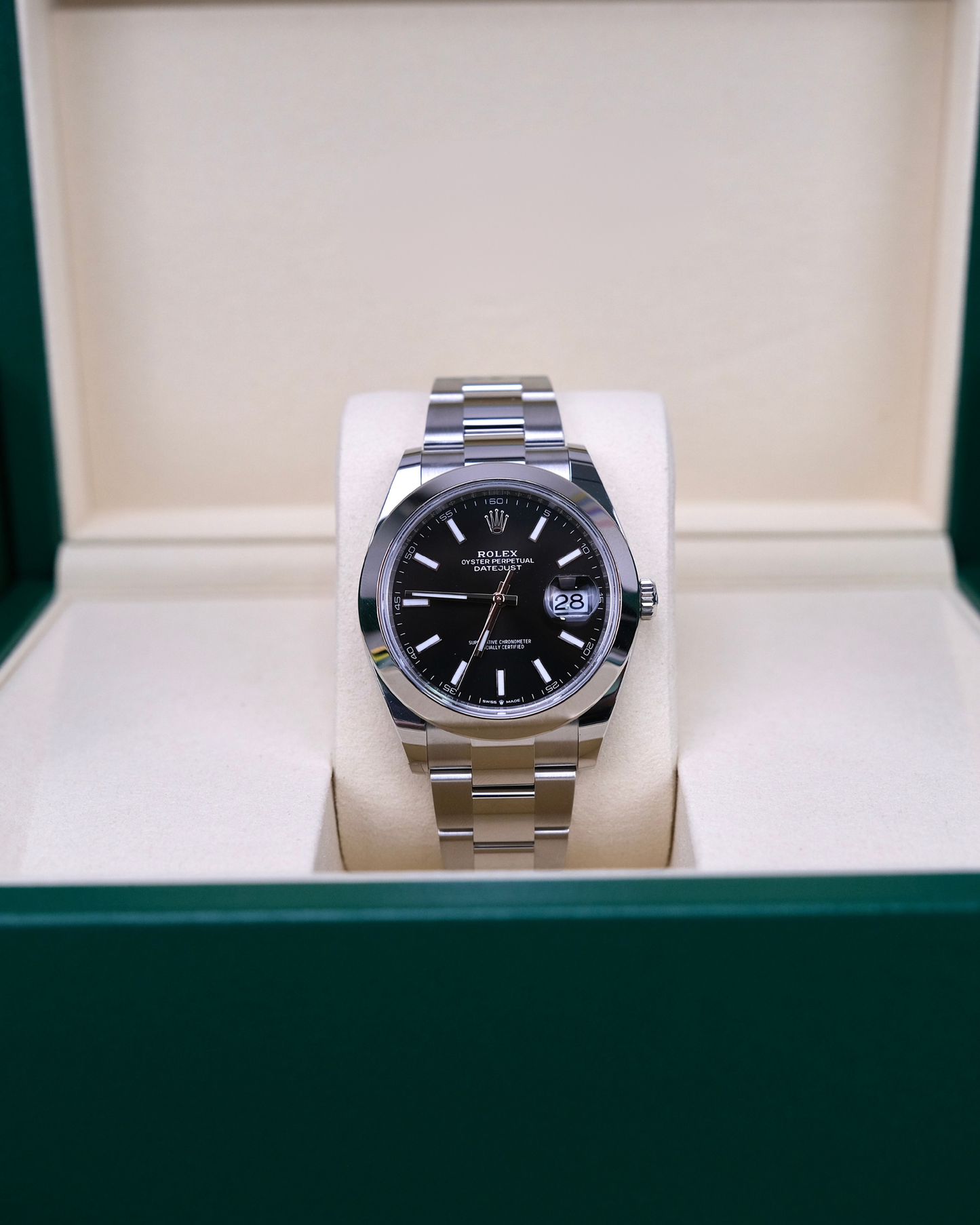 Rolex Datejust Oyster Perpetual Black Dial - 41mm