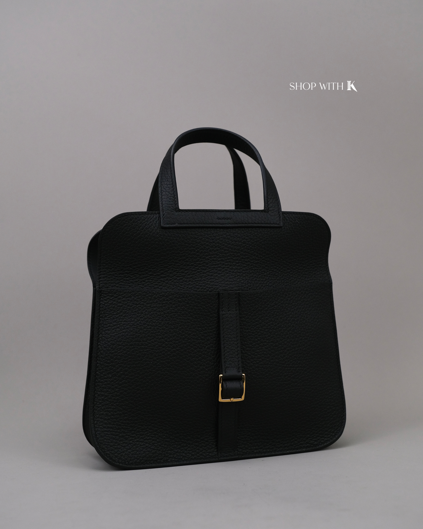 Hermes Halzan 25 Noir GHW