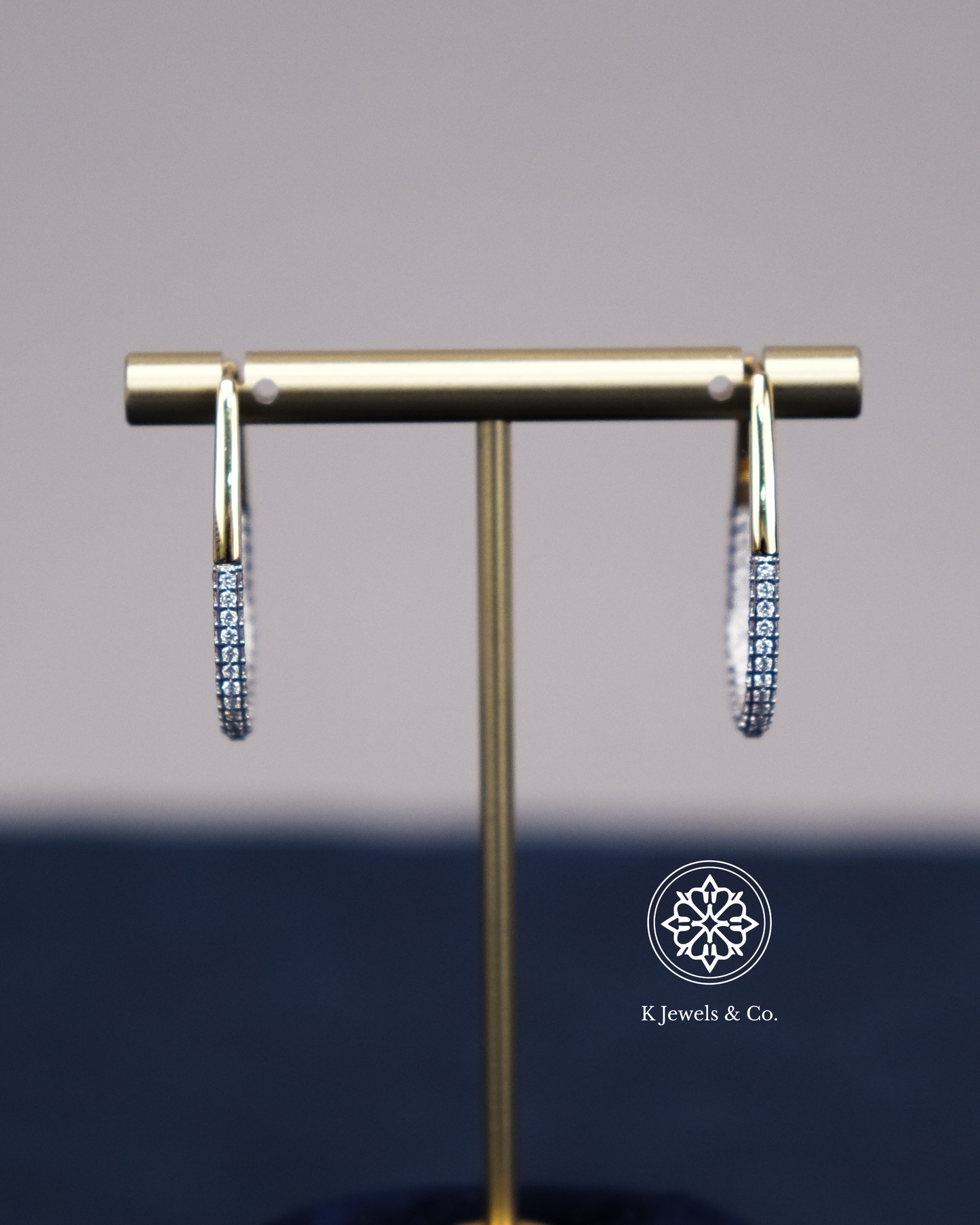 Diamond Loop Earrings