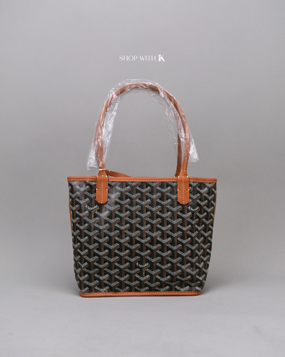 Goyard Mini Anjou Black/Tan