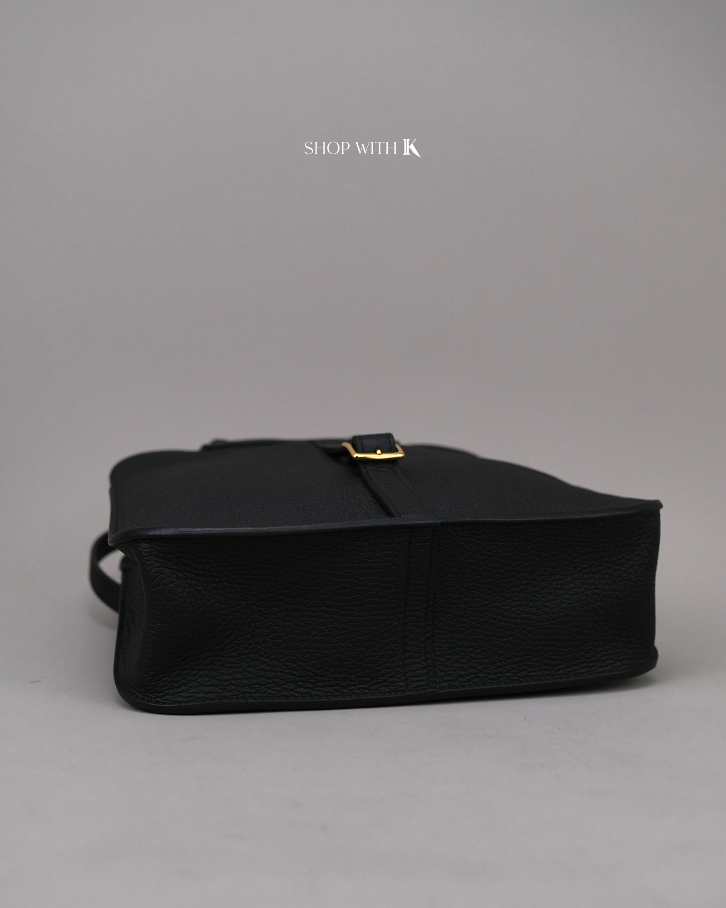 Hermes Halzan 25 Noir GHW