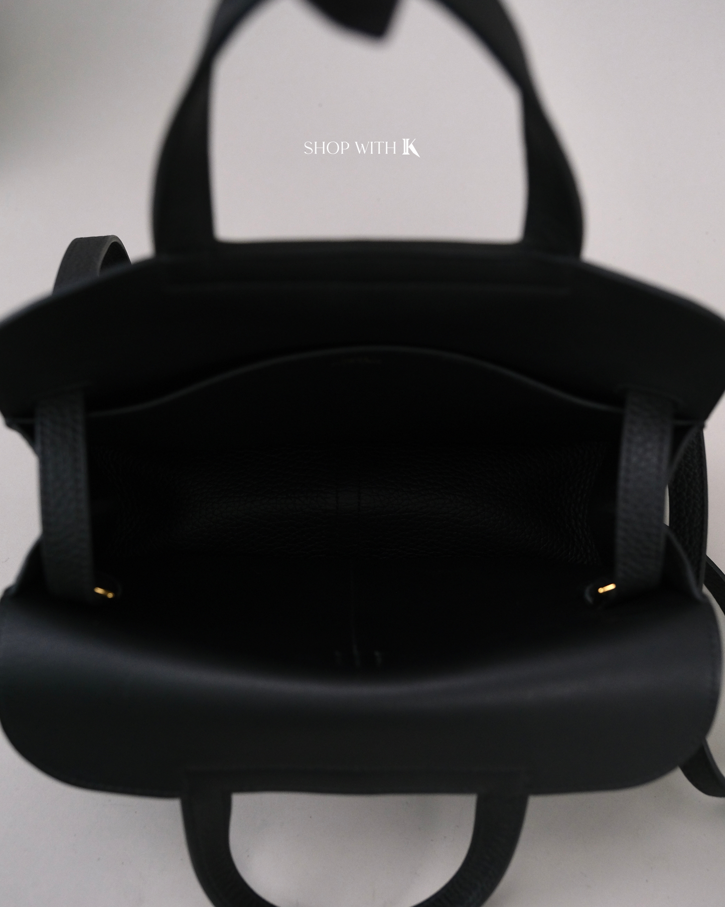 Hermes Halzan 25 Noir GHW