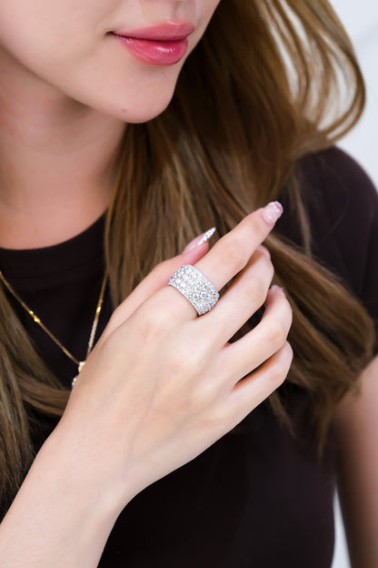 Three Layer Cocktail Ring