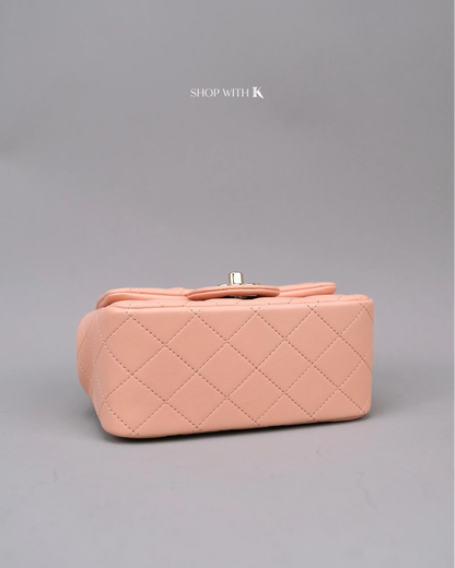 Chanel Mini Square Flap Light Pink